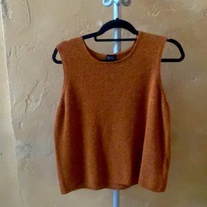 Orange Eileen Fisher Top XL